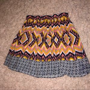 Skirt with elastic band